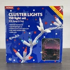 Set Of 2 Noma Cluster String Lights Red White Blue 4TH July Patriotic New Box. Price: $23.70.