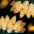 2-SET C7 Led Christmas String Lights, 25.16FT 50 Connectable Outdoor Indo... New. Price: $44.69.