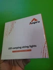 Qty 2 Anpro Solar Camping String Light 39.4FT Ultra Long 150LED W/ Remote New. Price: $29.99.