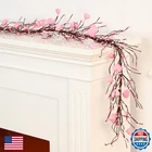 Yuxung Valentine's Day 4.5FT Garland, 30 Led Fairy Lights, Pip Berry Cherry Blos New. Price: $35.97.
