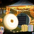 33FT 180LED Solar Fairy String Lights - Waterproof, Rechargeable, 13 Modes, New. Price: $69.98.