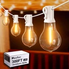 String Lights For Outside 300FT(3X100FT) Outdoor With 150+6(SPARE) Edi... New. Price: $174.59.