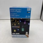New Enbrighten Led Color Changing Cafe Light 20 Feet 10 Bulbs With Remote Jasco. Price: $45.00.