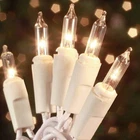 Hishiny Christmas Lights 100 Count Mini Clear White 21FT, New. Price: $14.76.