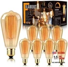 8-PACK Edison Bulbs,antique Vintage Style,incandescent Count (pack Of 1) New. Price: $35.63.