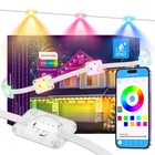 Clownya 150FT Permanent Outdoor Smart Rgb Led String Lights Christmas Decor IP67 New. Price: $74.98.
