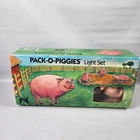 Lights Primal Lite Plastic Blow Mold Pack-o-piggies Hogs 1989 String Used. Price: $25.99.