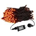 Weillsnow Orange Halloween Lights, 200 Led 66FT Plug In Waterproof New. Price: $23.06.