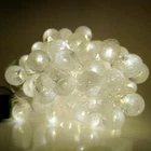 Solar Powered Air Bubble String Lights - 100 Led Warm White, 8 Modes New. Price: $26.95.