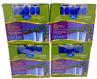 Blue String Light C9 Indoor Outdoor 25 Ct Ceramic Opaque Incandescent Lot Of 4 New. Price: $93.01.