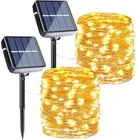 Solar String Lights Outdoor, 2PACK Total 100FT 300LED 8 Modes Fa... New. Price: $12.73.
