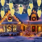C9 Led Christmas Lights Outdoor 50 32FT Warm White Plug-in Strand New. Price: $18.41.