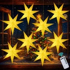 Hiboom 8 Pack Paper Star Lantern 24 Inch Mode 50 Leds Firework Fairy String New. Price: $106.13.