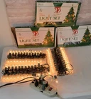Set 3 Vintage Hofert Indoor Outdoor Clear 25 Strand Christmas Lights C7 Bulbs Used. Price: $55.00.