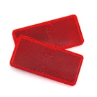 Bsk 4 Ece Rectangular Red Stick-on Reflectors Pack Of 2 New. Price: $15.89.
