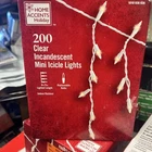 Home Accents 1000 Mini Icicle Lights Clear White Wire Wedding Christmas 45 Ft New. Price: $45.00.
