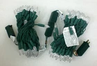 100 Led C-3 White Lights Green Wire (two 50CT Strings) 32 Feet Of #1 Open. Price: $31.49.