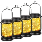 Mlambert 4 Pack Solar Hanging Lantern, Outdoor Waterproof Mason Jar Fairy New. Price: $51.29.