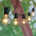 Brightown 50FEET G40 Outdoor String Lights Hanging Globe Patio W/ 52 Bulb New. Price: $69.99.