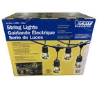 Feit Electric String Lights Commercial Grade 48FT Weatherproof 24 Outdoor Open. Price: $55.00.