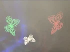Afirst Multicolor Butterfly Projection Party Lights - 10 Led Shatterproof Bulb New. Price: $15.00.
