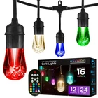 Enbrighten Vintage Outdoor String Lights, 24FT, 12 Rgb Acrylic Bulbs, Weather... New. Price: $167.63.