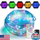 Omika 66FT Ultra-thin Led Rope Lights For Outside, 24 Rgb Colors +warm White Str New. Price: $63.01.