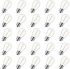 Minetom 25 Pack S14 Led 0.6W Replacement Light Bulbs, Outdoor Strin Open. Price: $30.00.