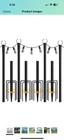 Pack String Light Poles, For Outside, Metal With 4X9FT New. Price: $45.95.