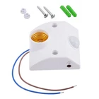 IP44 Auto Human Motion Sensor Detector Bulb Light Lamp Base Holder AC110-240V New. Price: $11.93.