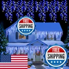 Brightown Icicle Christmas Lights Outdoor 40FT 1200 Led Cluster New. Price: $92.63.