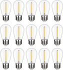 15 Pack S14 Led String Light Bulbs, 1W Shatterproof & Waterproof Yellow New. Price: $14.76.