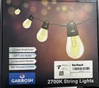 49FT- 15 Led Outdoor String Lights For Patio Yard Porch Party Decor Garibosh Open. Price: $14.99.