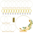 12-PACK 18" Floral Hoop Wreath W/ Stand & Led Lights Diy Craft Metal Rings New. Price: $78.14.