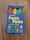 Noma Blow Mold 6PC Party 'n Patio Lanterns Light Mikado Set Beehive New Sealed. Price: $88.88.