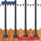 Letianpai 2.8FT String Poles 4 Pack,light For Outside Lights,outdoor New. Price: $26.55.