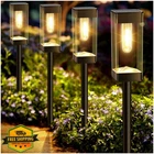 Gorrzai 8 Pack Black Solar Pathway Lights New. Price: $58.99.