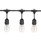 Outdoor 48 Ft. Plug-in Led S14 Edison Bulb Waterproof 15 String Light With New. Price: $82.58.