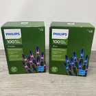 Philips Purple & Blue 100 Mini Lights Green Wire 24.7FT Indoor Outdoor Boxes Open. Price: $15.77.