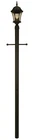 Craftmade Z8994 84" Outdoor Fluted Post - Black New. Price: $221.00.