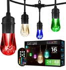 Enbrighten Premium Color Changing String Lights, 48FT Black Cord, 24 Shatterp... Open. Price: $169.00.