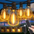 Outdoor String Lights Dimmable With Remote, 50 Ft 2 Timer... New. Price: $34.62.