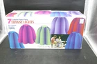 Vtg 7 Lidco Tiffany Blow Mold Plastic Patio Camping Party Tiki Light String New!. Price: $54.99.
