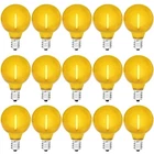 Guileduo 15PK G40 Yellow 1W Christmas Replacement Bulbs E12 Base New. Price: $33.88.