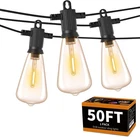 Zotoyi Outdoor String Lights Patio Bulbs With 27 Led Black New. Price: $34.52.