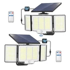 1,2 Pack Solar Lights Outdoor 348 Led Motion Sensor With Remote Control New. Price: $59.99.