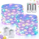 Pack Pastel Fairy Lights Battery Operated With Remote, Total 200 Led 66FT East New. Price: $32.61.