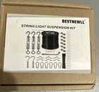 Bestnewll String Light Suspension Kit - 164 Feet Free Shipping For Buyer. Price: $49.99.