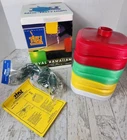 Original Tiki Royal Hawaiian 7 Light Set Vintage Box Large 8" Square Open. Price: $49.99.