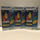 2 Philips Led Faceted Pine Cone Christmas C6 String Lights 60CT 19.6 Ft New. Price: $54.99.